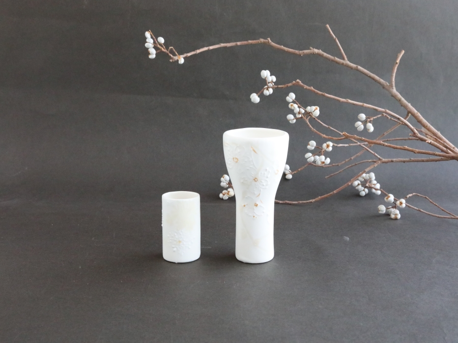 砂糖衣の 雪結晶碗 お茶箱の紹介画像
